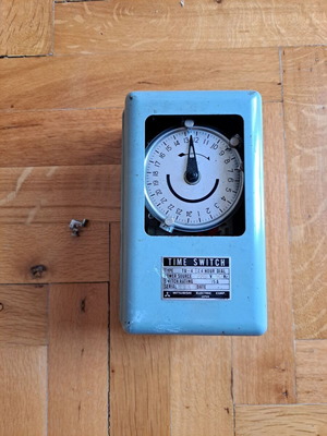 Rare time switch 1935 used, moderate condition
