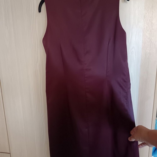 Burgundy suit like new, jacket with dress, size L