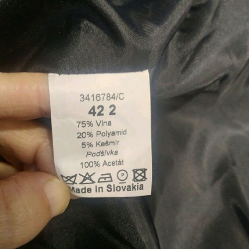 Maxi wool and cashmere women's coat like new, size L, black