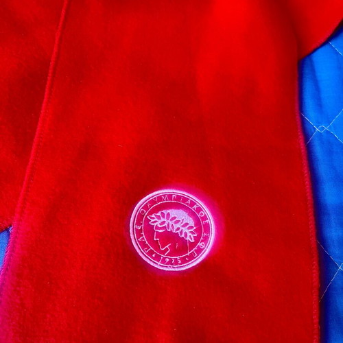 Olympiacos fleece scarf new, authentic
