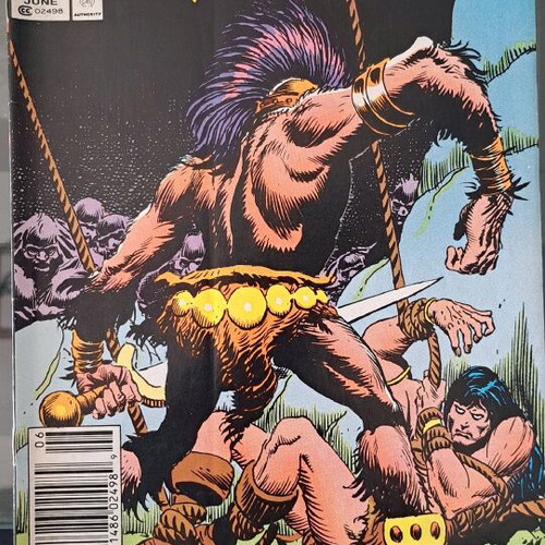 Conan the Barbarian #195 used Marvel Comics comic in English