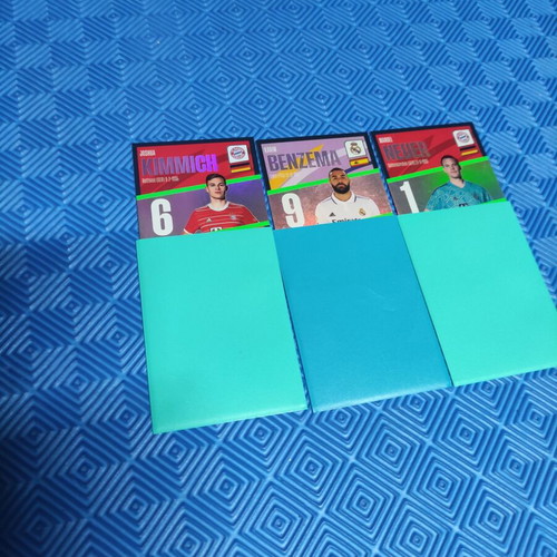 Panini Top Class Winner Football Cards Set of 3, like new