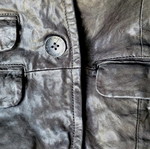 Blazer δερμάτινο DKNY σαν καινούργιο, μαύρο, μέγεθος Small
