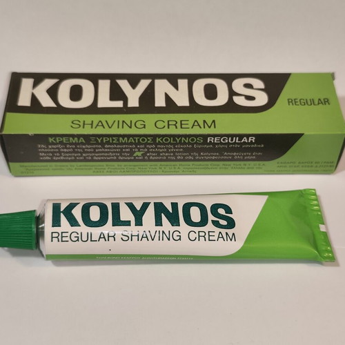 Kolynos Regular Shaving Cream 1983 vintage sealed