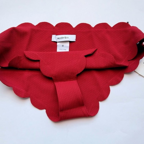 Marysia Antibes Bikini Bottom New Red Size M