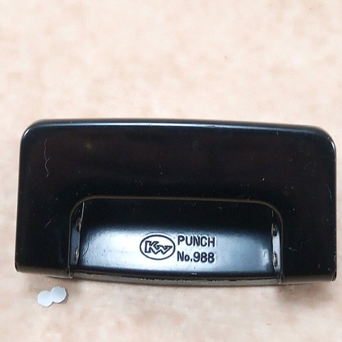 Punch hole puncher used, works properly