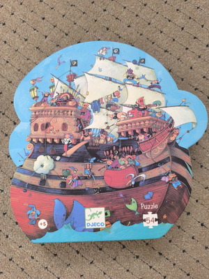 Djeco puzzle 54 pieces like new, for ages 5+