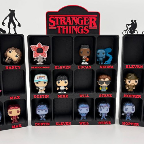 Stranger Things Kinder Joy Funko Pop stand new, 3D printed plastic PLA