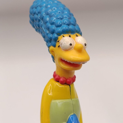 Simpsons Marge & Snowball Vacuum figure used, Burger King 1998