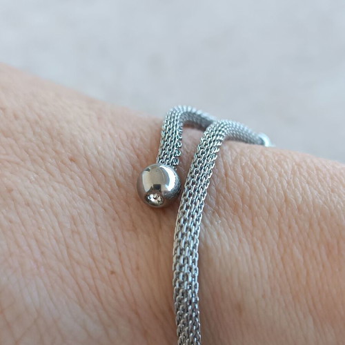Adjustable stainless steel bracelet like new