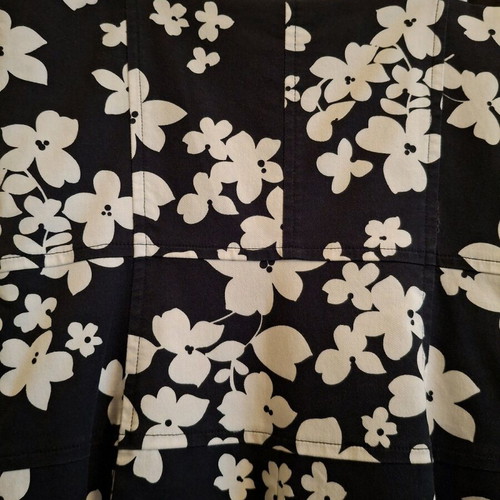 Miss Simbolo floral dress black and white used