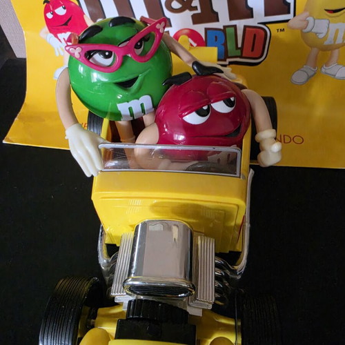 M&Ms Toy Car for Candy Storage like new