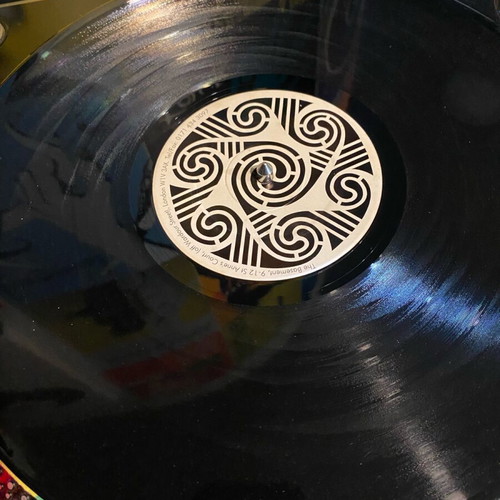 Goa trance vinyl records used, Lunar Asylum and Sid Santi