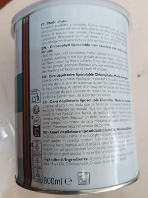 Xanitalia Clorofila Κερί Αποτρίχωσης 800ml για Σκληρές Τρίχες