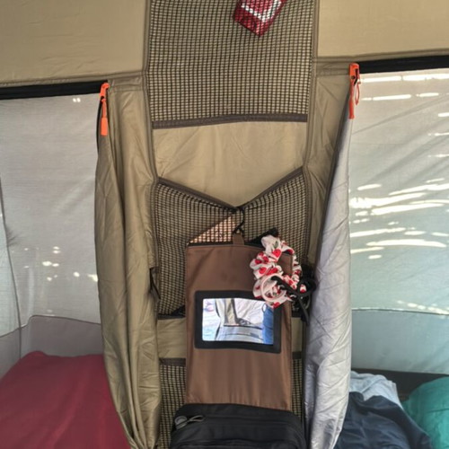 Terra Family 4/7 camping tent with two rooms and porch
