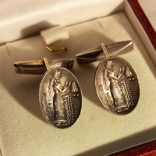 Silver 800 vintage cufflinks like new