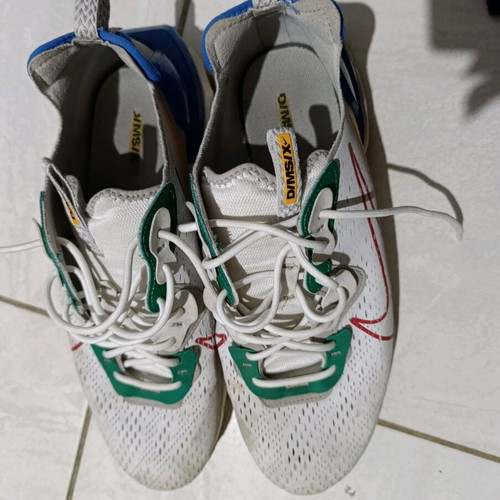 Nike men's athletic shoes used, size 46, white