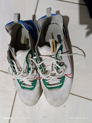 Мъжки спортни обувки Nike употребявани, номер 46, бели