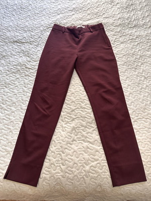 Mango Suit παντελόνι μπορντό μέγεθος EU 38 μεταχειρισμένο