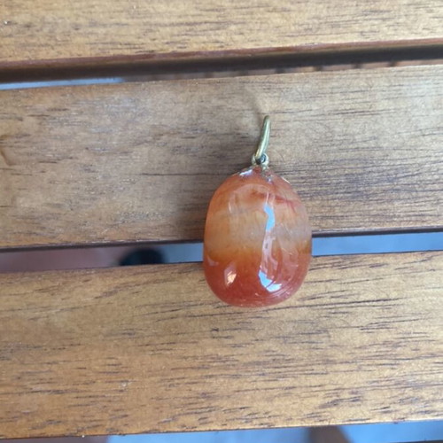 Necklace with stone used, very good condition