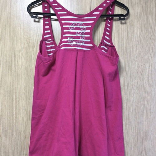 Blouse with straps XL pink like new