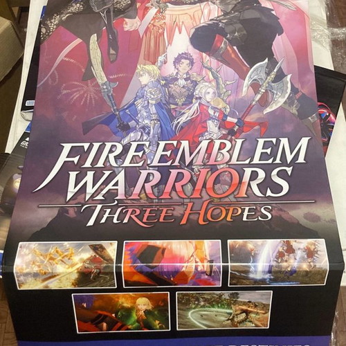 Fire Emblem Warriors Three Hopes Store Display Floor Totem new condition