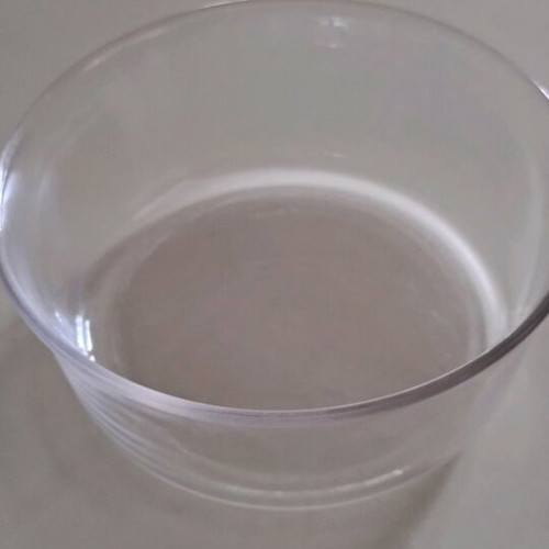 Glass bowl like new, 22cm diameter, 10cm height