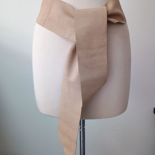 Kurmpela Ioanna Beige Leather Women's Belt like new