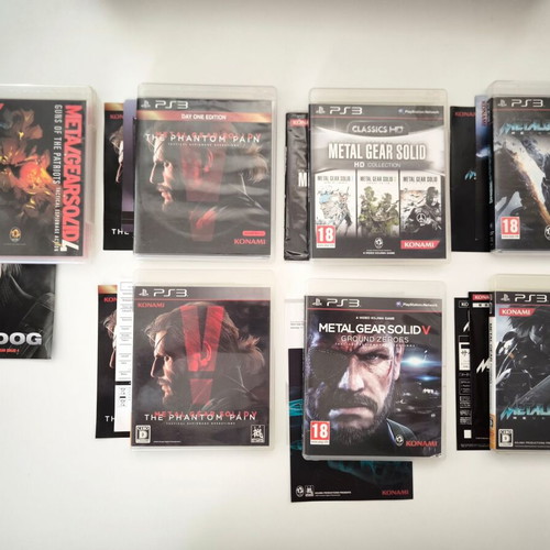 Metal Gear Solid Rising MGS PS3 game collection, very good condition