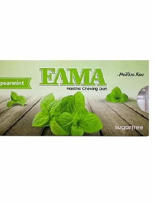 Elma Chios Mastiha Spearmint 10 Pieces New