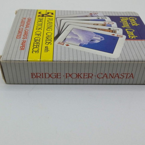 Greek Playing Cards set, 54 cards with photos of Greece