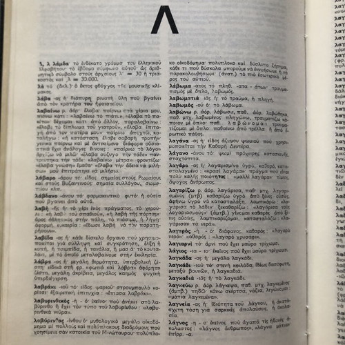 Charis Patsis Encyclopedia Dictionary used, Demotiki Greek
