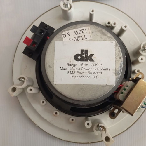4 Ηχεία ψευδοροφής inox καινούργια, 120W, 8Ω