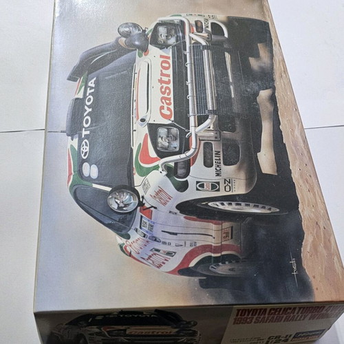 Toyota Celica Turbo 4WD Hasegawa model 1:24 like new, Safari Rally 1993