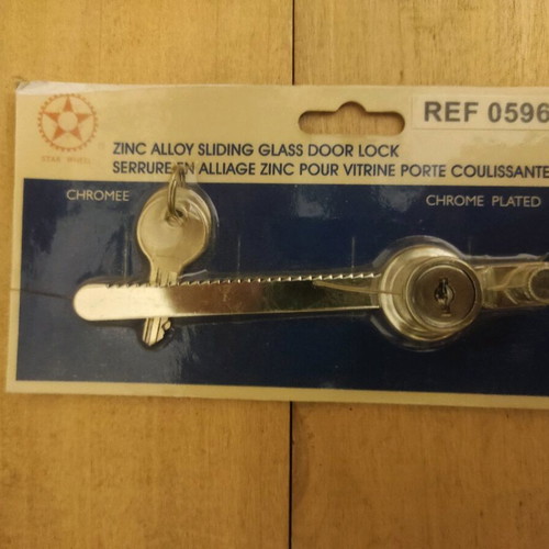 Sliding door lock new with 2 keys