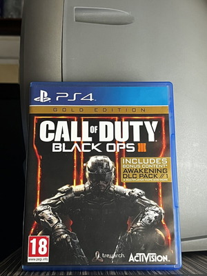 Call of Duty Black Ops 3 Gold Edition PlayStation 4 like new with Bonus DLC
