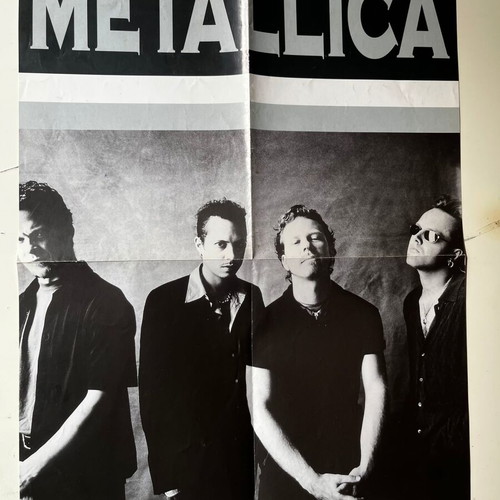 Metallica poster used 34cm x 48cm