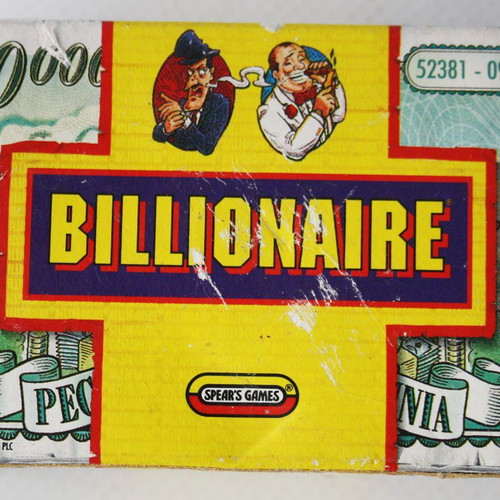 Billionaire portable card board game 1996 new, sealed