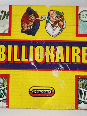 Billionaire portable card board game 1996 new, sealed