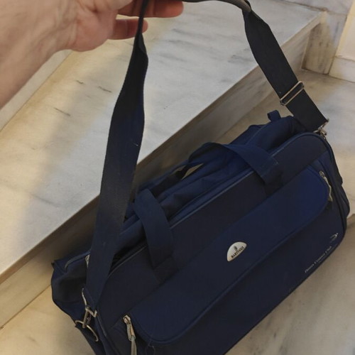 Bartuggi travel bag like new, blue, 50x30 cm