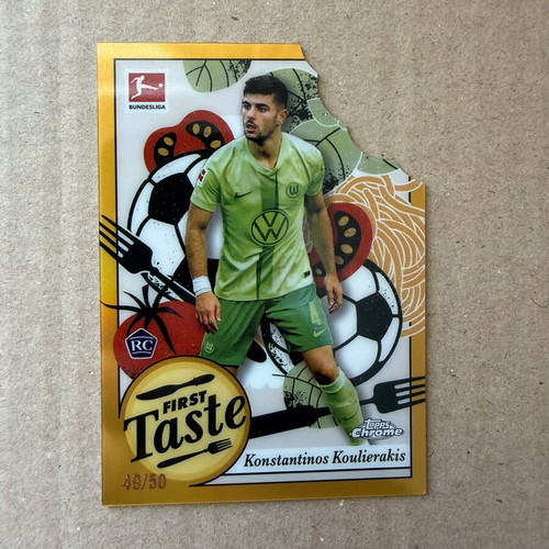 Topps Chrome Rookie κάρτα Κωνσταντίνος Κουλιεράκης σαν καινούργιο, περιορισμένη 50