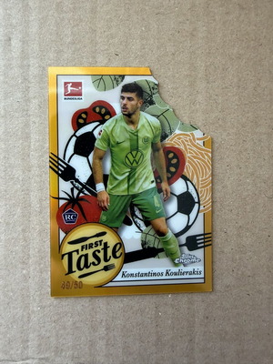 Topps Chrome Rookie κάρτα Κωνσταντίνος Κουλιεράκης σαν καινούργιο, περιορισμένη 50