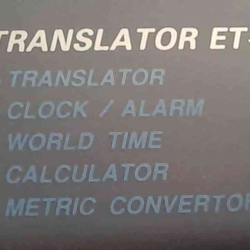 Vintage Citizen Translator ET-6 like new, multi-function device