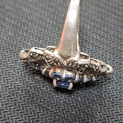 Silver ring with 925 stamp, new, adjustable size