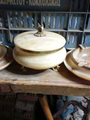 Vintage σετ τασάκια και φοντανιέρα μεταχειρισμένο