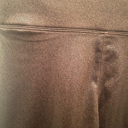 Leggings with shiny leather texture like new, brown
