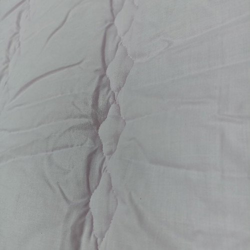 Double quilt new, reversible blue and pink, cotton fabric