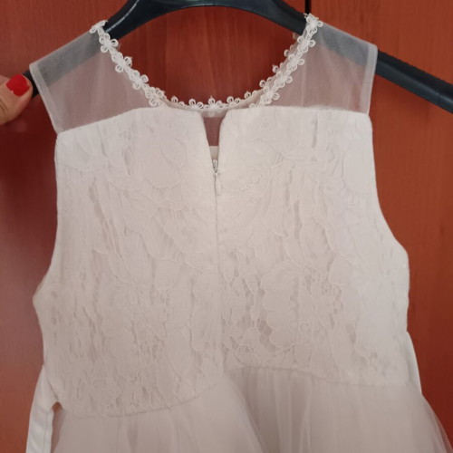White baby dress like new
