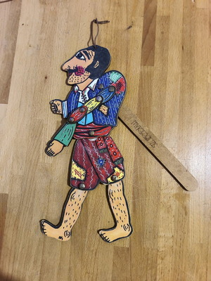 Karagiozis figure used