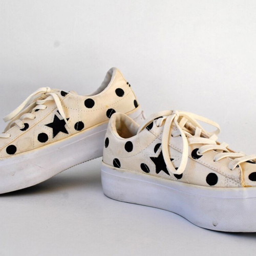 Converse One Star Platform Ox sneakers, polka dot, size 37.5